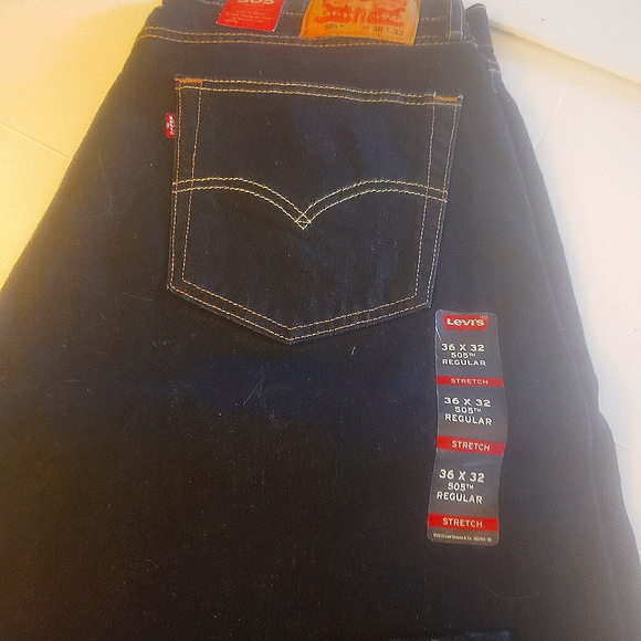 Levi's Other - Levi 505 red tab straight leg mens 36x32